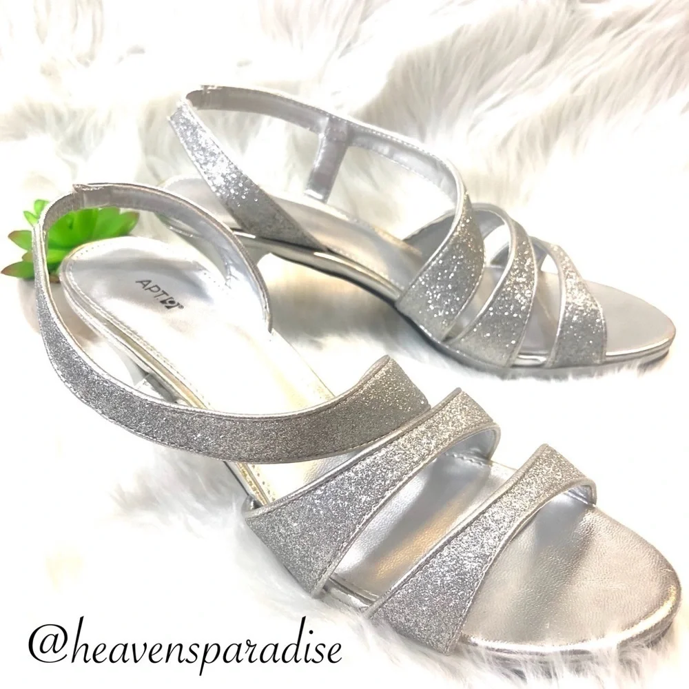 Apt. 9 Crystal Silver Dress Sandals